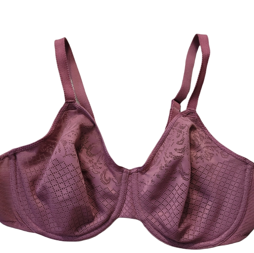 Wacoal 857210 Visual Effects Minimizer Bra Size 36D Dusty Rose Underwire Unlined